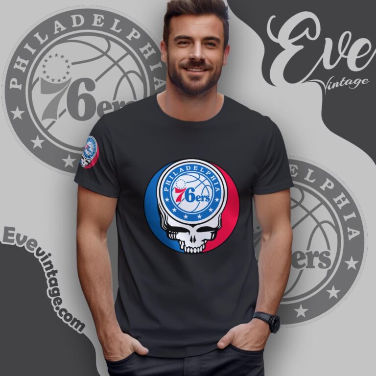 Philadelphia 76ers Steal Your Face Grateful Dead Shirt T Shirt Philadelphia 76ers Steal Your Face Grateful Dead Shirt T Shirt