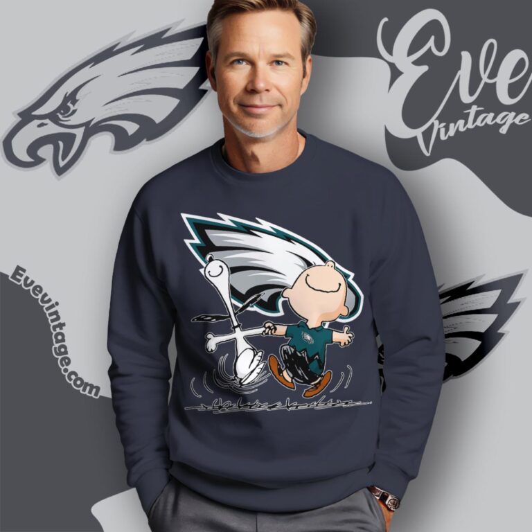 Philadelphia Eagles Charlie Brown Snoopy Happy Dancing Shirt Sweatshirt Philadelphia Eagles Charlie Brown Snoopy Happy Dancing Shirt Sweatshirt
