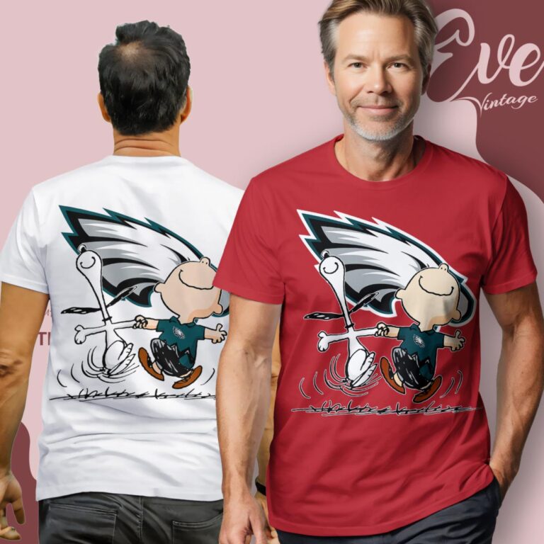 Philadelphia Eagles Charlie Brown Snoopy Happy Dancing Shirt T Shirt Philadelphia Eagles Charlie Brown Snoopy Happy Dancing Shirt T Shirt