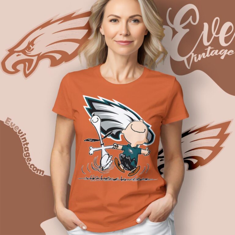 Philadelphia Eagles Charlie Brown Snoopy Happy Dancing Shirt Women T Shirt Philadelphia Eagles Charlie Brown Snoopy Happy Dancing Shirt Women T Shirt