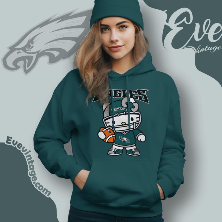Philadelphia Eagles Hello Kitty Shirt Hoodie Philadelphia Eagles Hello Kitty Shirt Hoodie