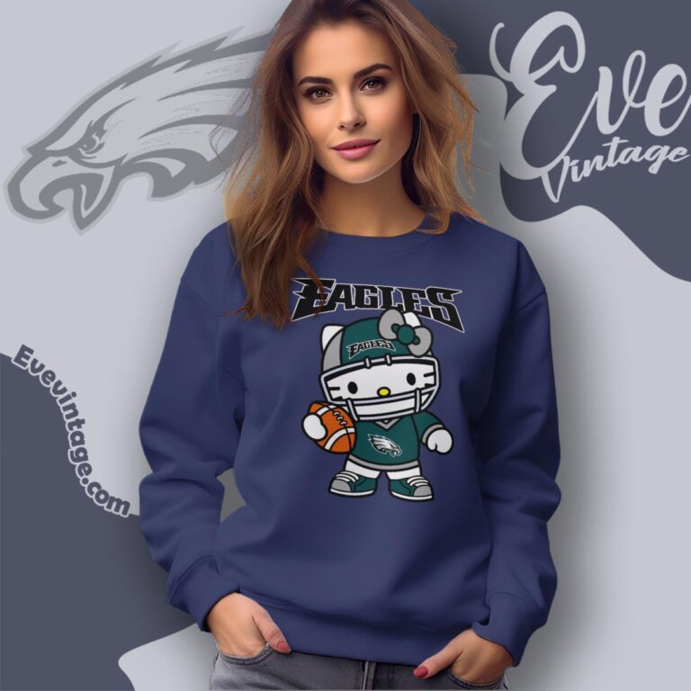 Philadelphia Eagles Hello Kitty Shirt Sweatshirt Philadelphia Eagles Hello Kitty Shirt Sweatshirt