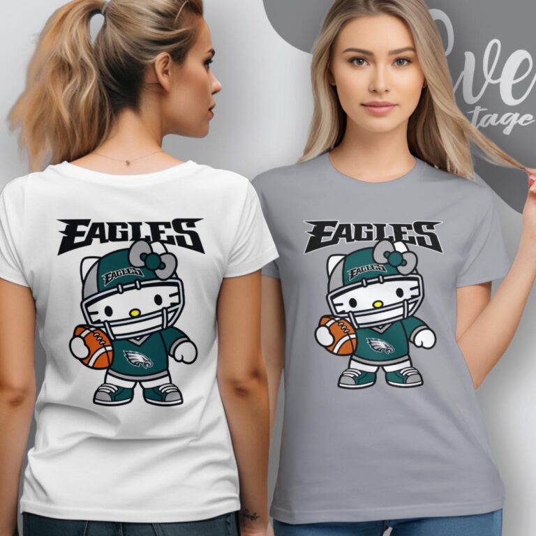 Philadelphia Eagles Hello Kitty Shirt T Shirt Philadelphia Eagles Hello Kitty Shirt T Shirt