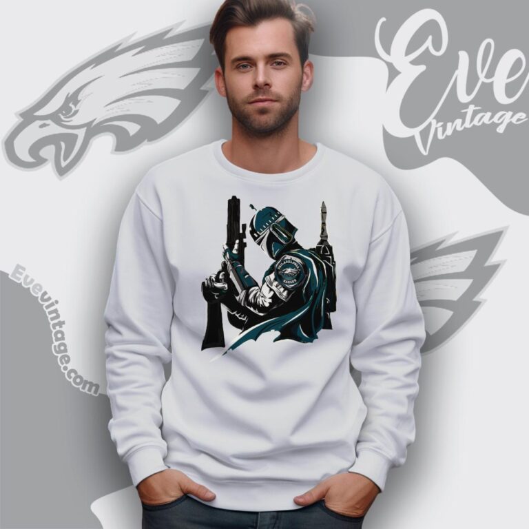 Philadelphia Eagles Mandalorian Star Wars Shirt Sweatshirt Philadelphia Eagles Mandalorian Star Wars Shirt Sweatshirt