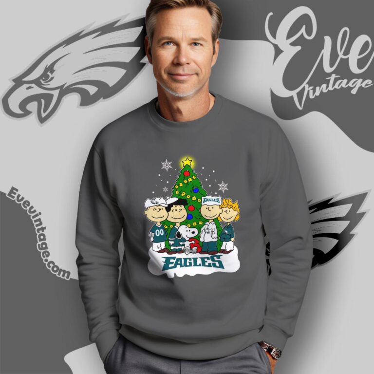 Philadelphia Eagles Snoopy The Peanuts Christmas Shirt Sweatshirt Philadelphia Eagles Snoopy The Peanuts Christmas Shirt Sweatshirt
