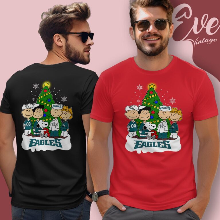 Philadelphia Eagles Snoopy The Peanuts Christmas Shirt T Shirt Philadelphia Eagles Snoopy The Peanuts Christmas Shirt T Shirt