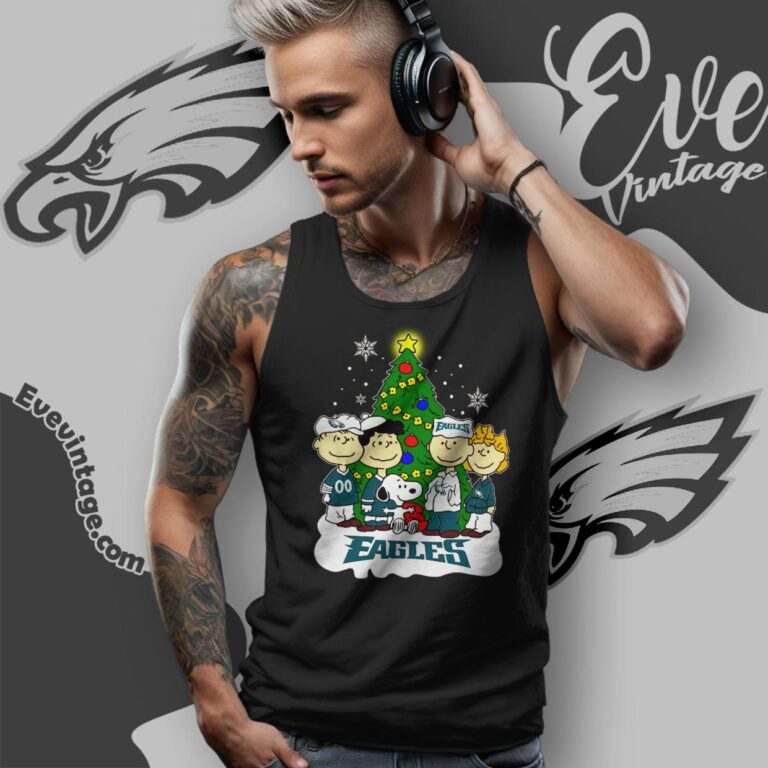 Philadelphia Eagles Snoopy The Peanuts Christmas Shirt Tank Top Racerback Philadelphia Eagles Snoopy The Peanuts Christmas Shirt Tank Top Racerback