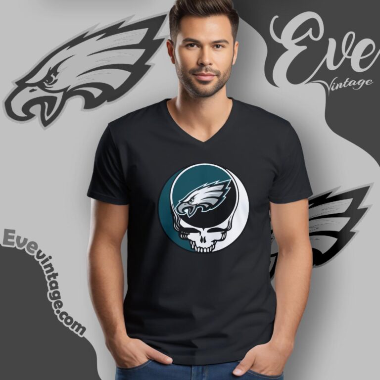 Philadelphia Eagles Steal Your Face Grateful Dead Shirt V Neck TShirt Philadelphia Eagles Steal Your Face Grateful Dead Shirt V Neck TShirt