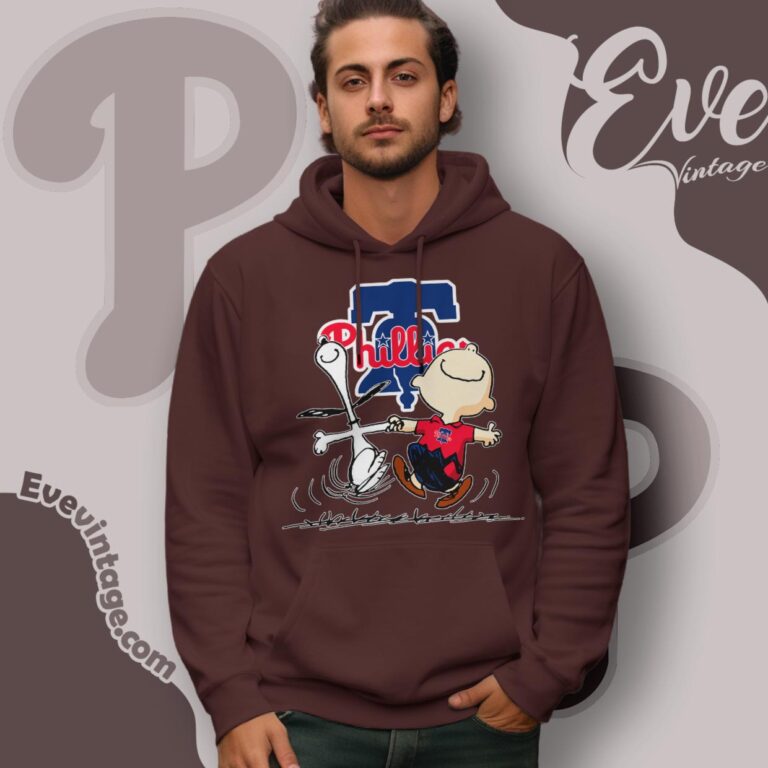 Philadelphia Phillies Charlie Brown Snoopy Happy Dancing Shirt Hoodie Philadelphia Phillies Charlie Brown Snoopy Happy Dancing Shirt Hoodie