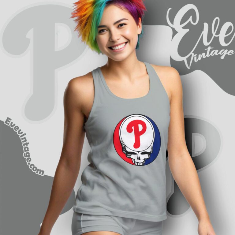 Philadelphia Phillies Steal Your Face Grateful Dead Shirt Tank Top Racerback Philadelphia Phillies Steal Your Face Grateful Dead Shirt Tank Top Racerback
