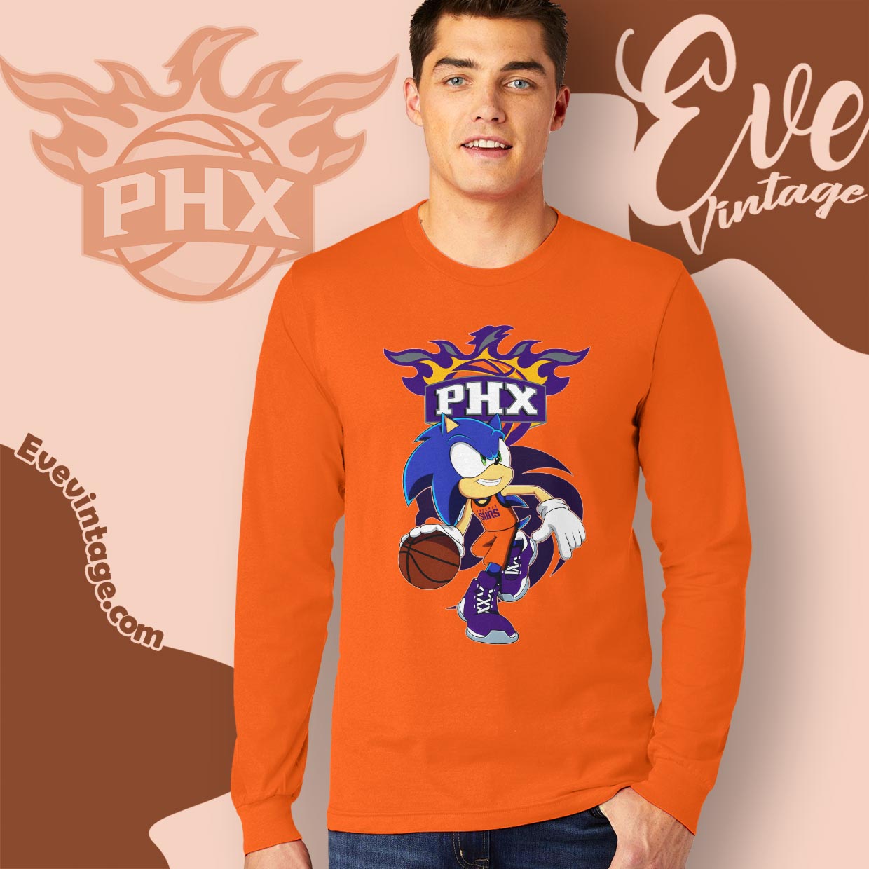 Phoenix Suns Sonic The Hedgehog Shirt Phoenix Suns Sonic The Hedgehog Shirt