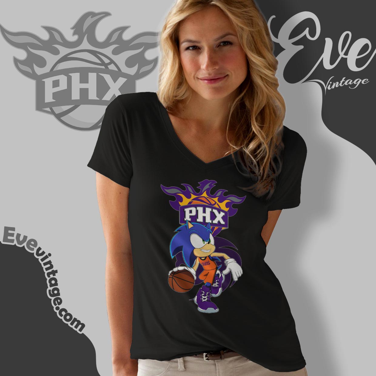 Phoenix Suns Sonic The Hedgehog Shirt Phoenix Suns Sonic The Hedgehog Shirt