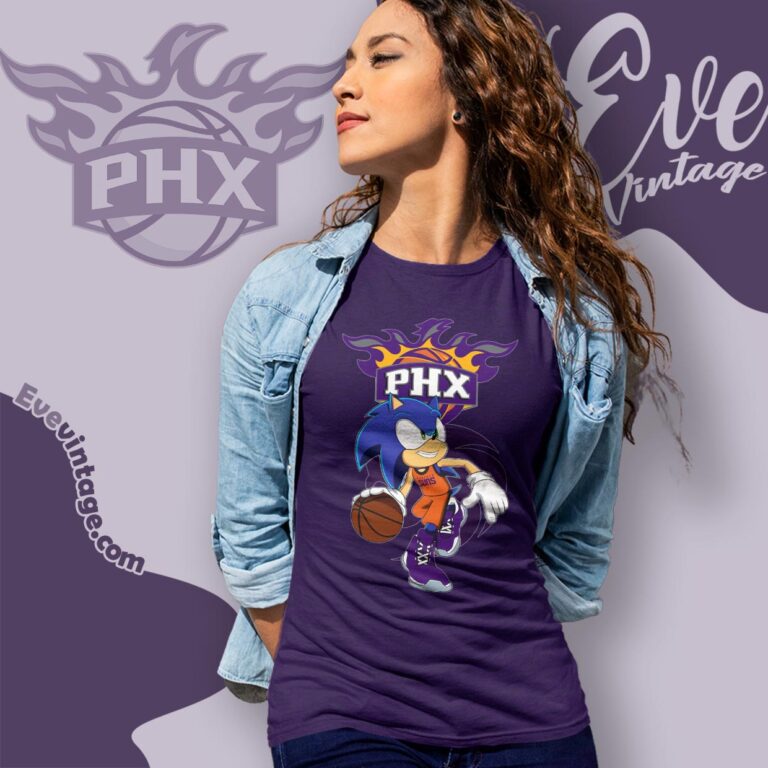 Phoenix Suns Sonic The Hedgehog Shirt Women T shirt Phoenix Suns Sonic The Hedgehog Shirt Women T shirt