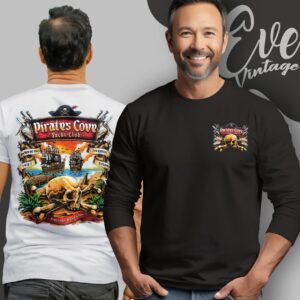 Pirates Cove Yacht Club Shirt Josephine Alabama Dive Bar Long Sleeve Tee
