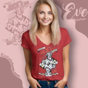 Pittsburgh Jacks Bar Shirt Pennsylvania Dive Bar V Neck TShirt