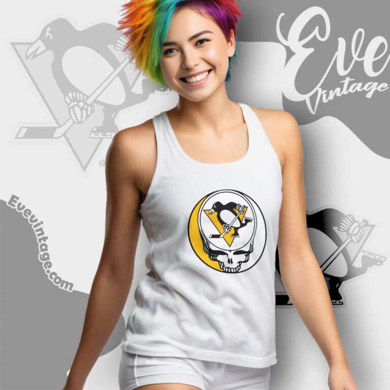 Pittsburgh Penguins Steal Your Face Grateful Dead Shirt Tank Top Racerback Pittsburgh Penguins Steal Your Face Grateful Dead Shirt Tank Top Racerback