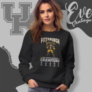 Pittsburgh Steelers 2025 Afc North Division Champs Football Shirt Sweatshirt