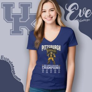 Pittsburgh Steelers 2025 Afc North Division Champs Football Shirt V Neck TShirt