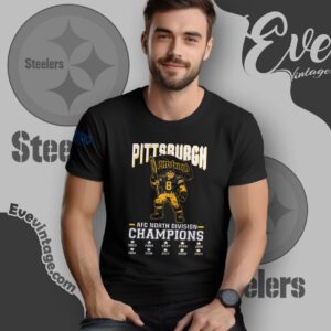 Pittsburgh Steelers Afc North Champs 2 Sided T shirt