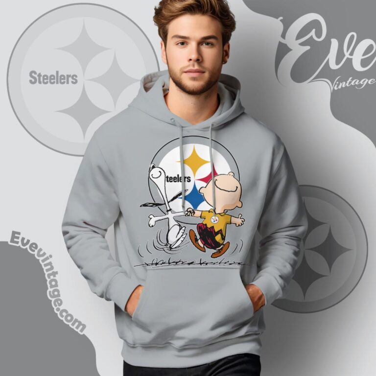 Pittsburgh Steelers Charlie Brown Snoopy Happy Dancing Shirt Hoodie Pittsburgh Steelers Charlie Brown Snoopy Happy Dancing Shirt Hoodie