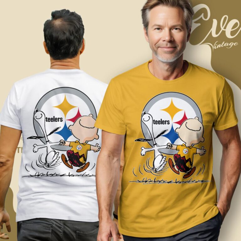 Pittsburgh Steelers Charlie Brown Snoopy Happy Dancing Shirt T Shirt Pittsburgh Steelers Charlie Brown Snoopy Happy Dancing Shirt T Shirt