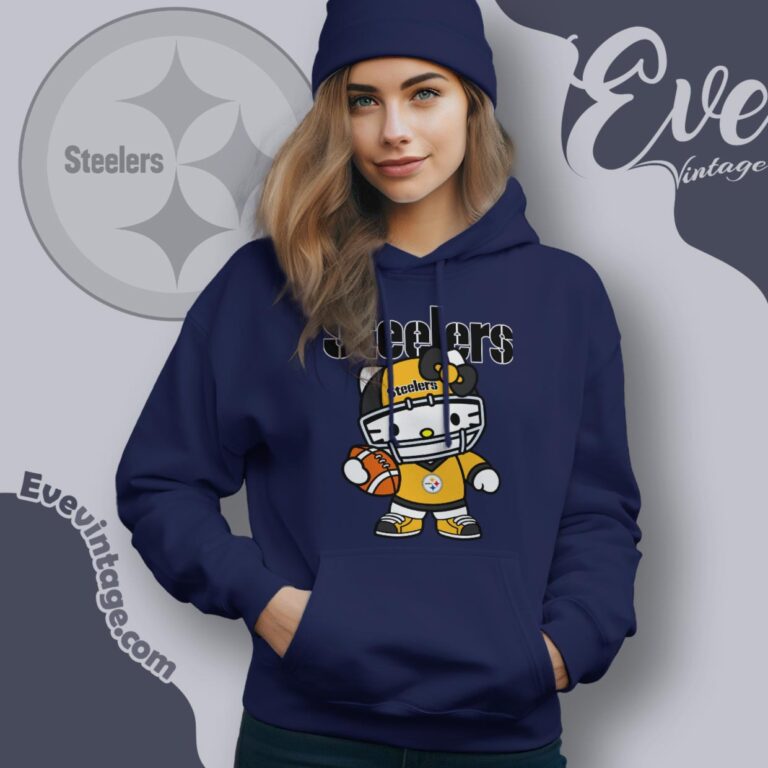 Pittsburgh Steelers Hello Kitty Shirt Hoodie Pittsburgh Steelers Hello Kitty Shirt Hoodie