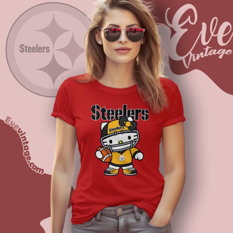 Pittsburgh Steelers Hello Kitty Shirt Women T Shirt Pittsburgh Steelers Hello Kitty Shirt Women T Shirt