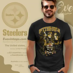 Pittsburgh Steelers Horror Halloween T shirt