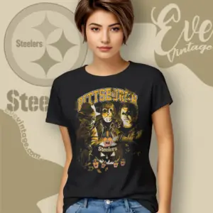 Pittsburgh Steelers Horror Halloween Women T shirt
