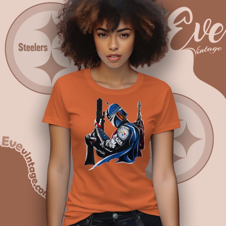 Pittsburgh Steelers Mandalorian Star Wars Shirt Women T Shirt Pittsburgh Steelers Mandalorian Star Wars Shirt Women T Shirt