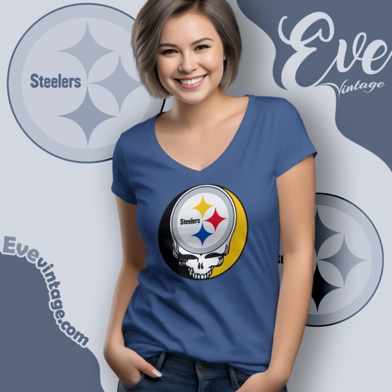 Pittsburgh Steelers Steal Your Face Grateful Dead Shirt V Neck TShirt Pittsburgh Steelers Steal Your Face Grateful Dead Shirt V Neck TShirt