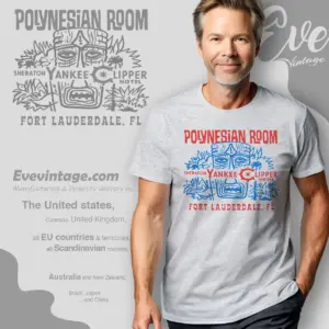 Polynesian Room Shirt Fort Lauderdale Fl Tiki Bar T shirt