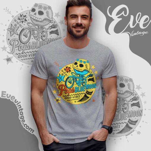 Pop’s Blue Moon Shirt – St Louis Missouri Dive Bar Tee