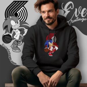 Portland Trail Blazers Sonic The Hedgehog Shirt Hoodie