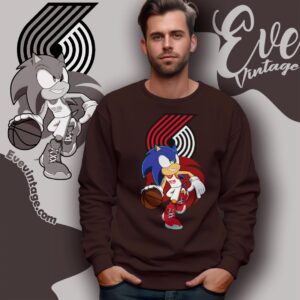 Portland Trail Blazers Sonic The Hedgehog Shirt