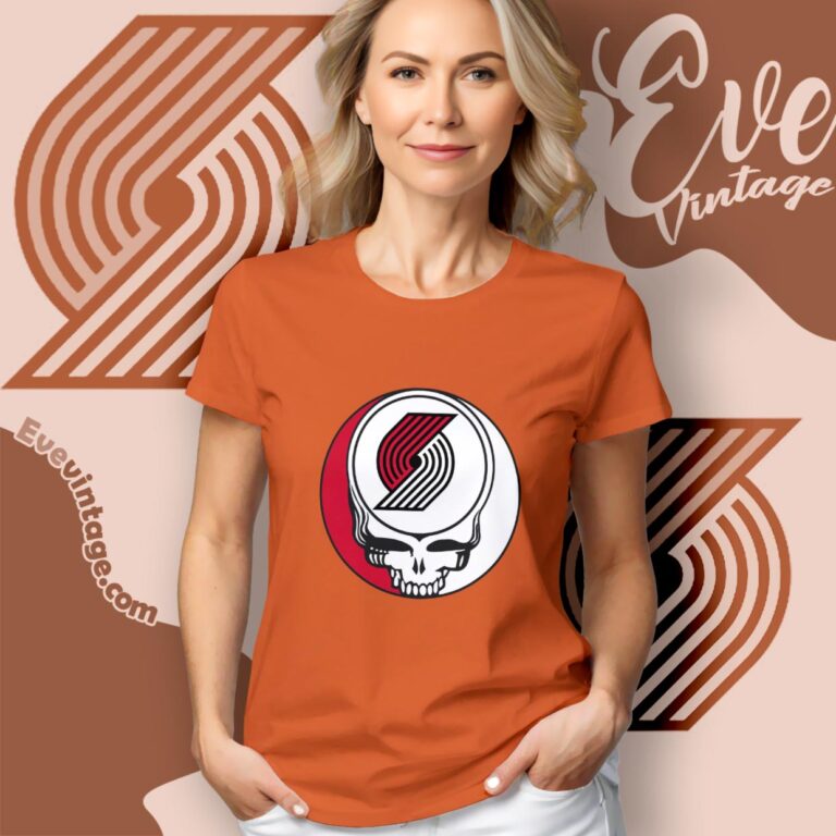 Portland Trail Blazers Steal Your Face Grateful Dead Shirt Women T Shirt Portland Trail Blazers Steal Your Face Grateful Dead Shirt Women T Shirt