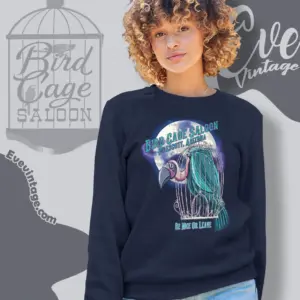 Prescott Whiskey Row Bird Cage Saloon Vintage Sweatshirt