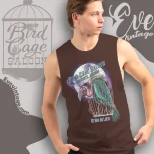 Prescott Whiskey Row Bird Cage Saloon Vintage Tank Top Racerback