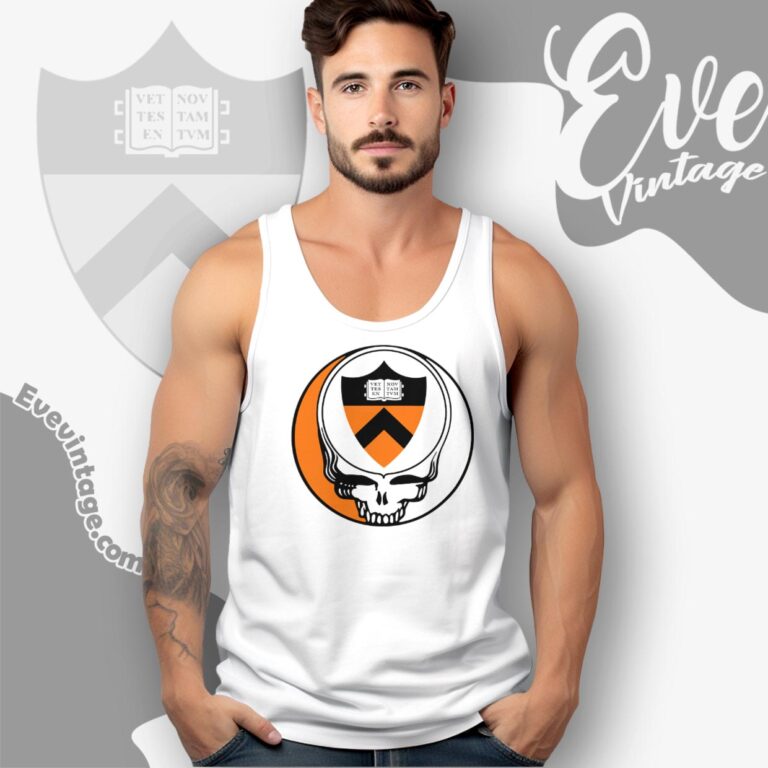Princeton University Steal Your Face Grateful Dead Shirt Tank Top Racerback Princeton University Steal Your Face Grateful Dead Shirt Tank Top Racerback