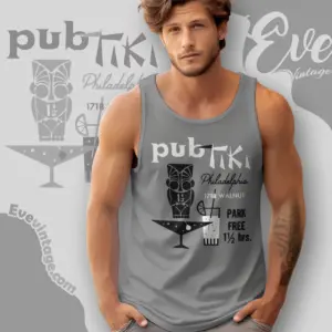 Pub Tiki Bar Philadelphia Shirt Tank Top Racerback
