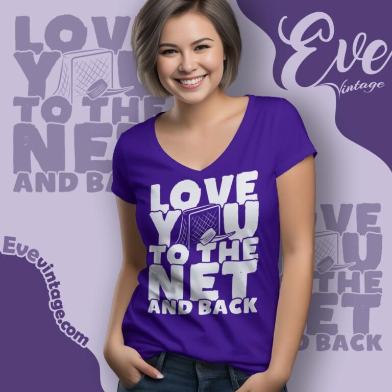 Puck And Goalie Net For Hockey Players Shirt V Neck TShirt Puck And Goalie Net For Hockey Players Shirt V Neck TShirt