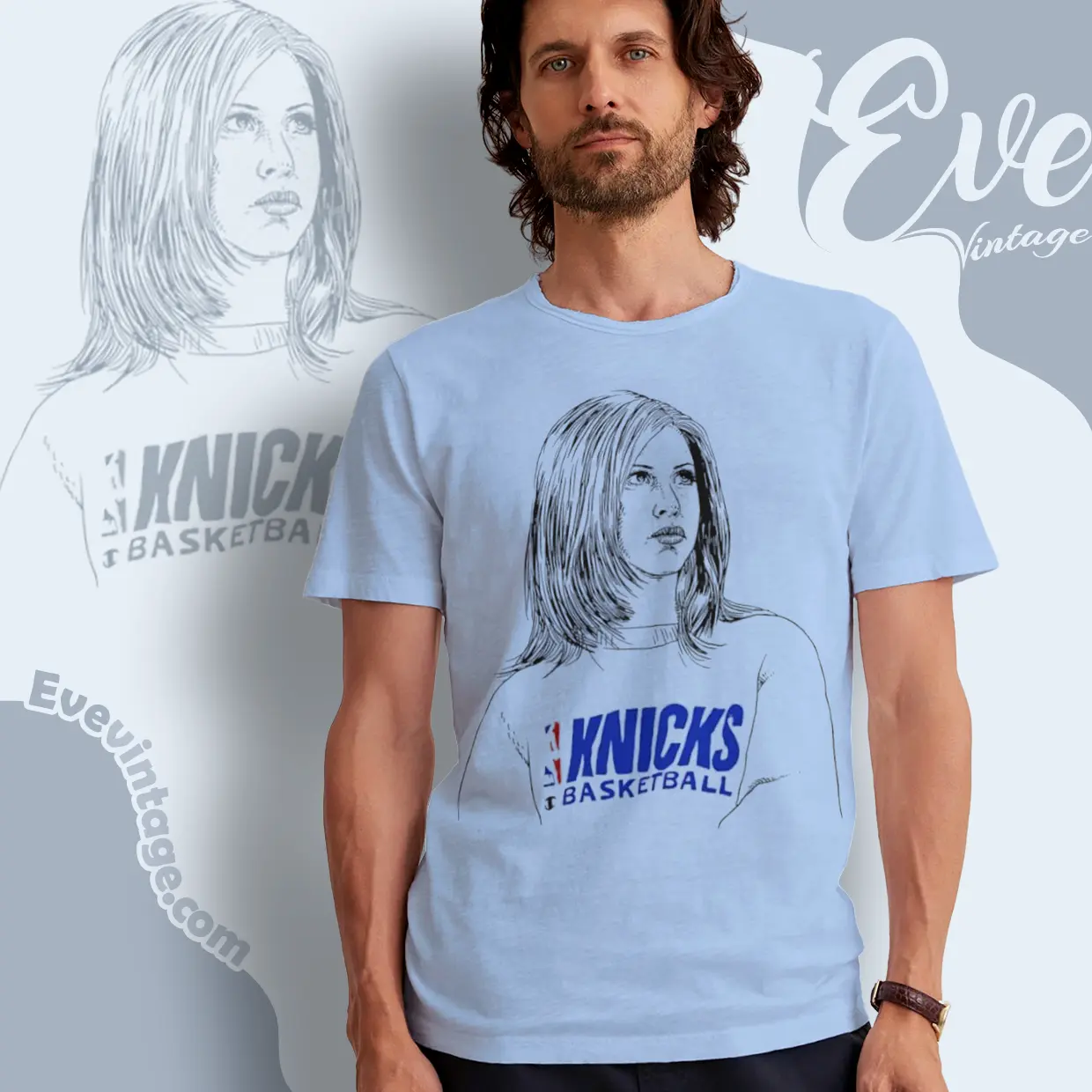 Rachel Green X New York Knicks Friends Tv T shirt Rachel Green X New York Knicks Friends Tv T shirt