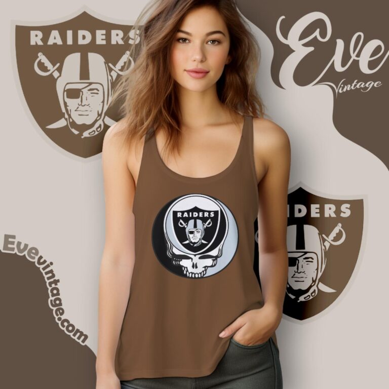 Raiders Steal Your Face Grateful Dead Shirt Tank Top Racerback Raiders Steal Your Face Grateful Dead Shirt Tank Top Racerback