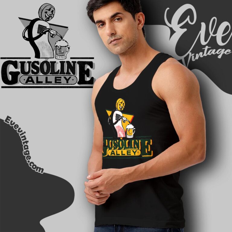 Rare Vintage Gusoline Alley Dive Bar Shirt Tank Top Racerback Rare Vintage Gusoline Alley Dive Bar Shirt Tank Top Racerback