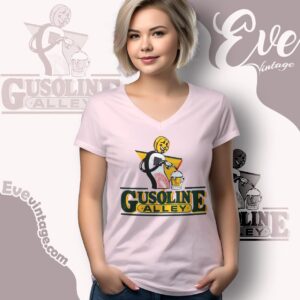 Rare Vintage Gusoline Alley Dive Bar Shirt V Neck TShirt