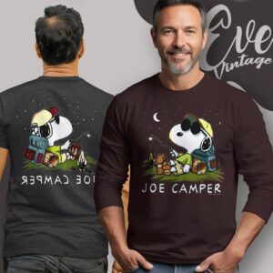 Rare Vintage Snoopy Joe Camper Shirt Long Sleeve Tee