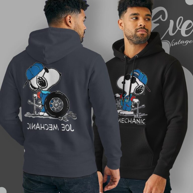 Rare Vintage Snoopy Joe Mechanic Shirt Hoodie Rare Vintage Snoopy Joe Mechanic Shirt Hoodie
