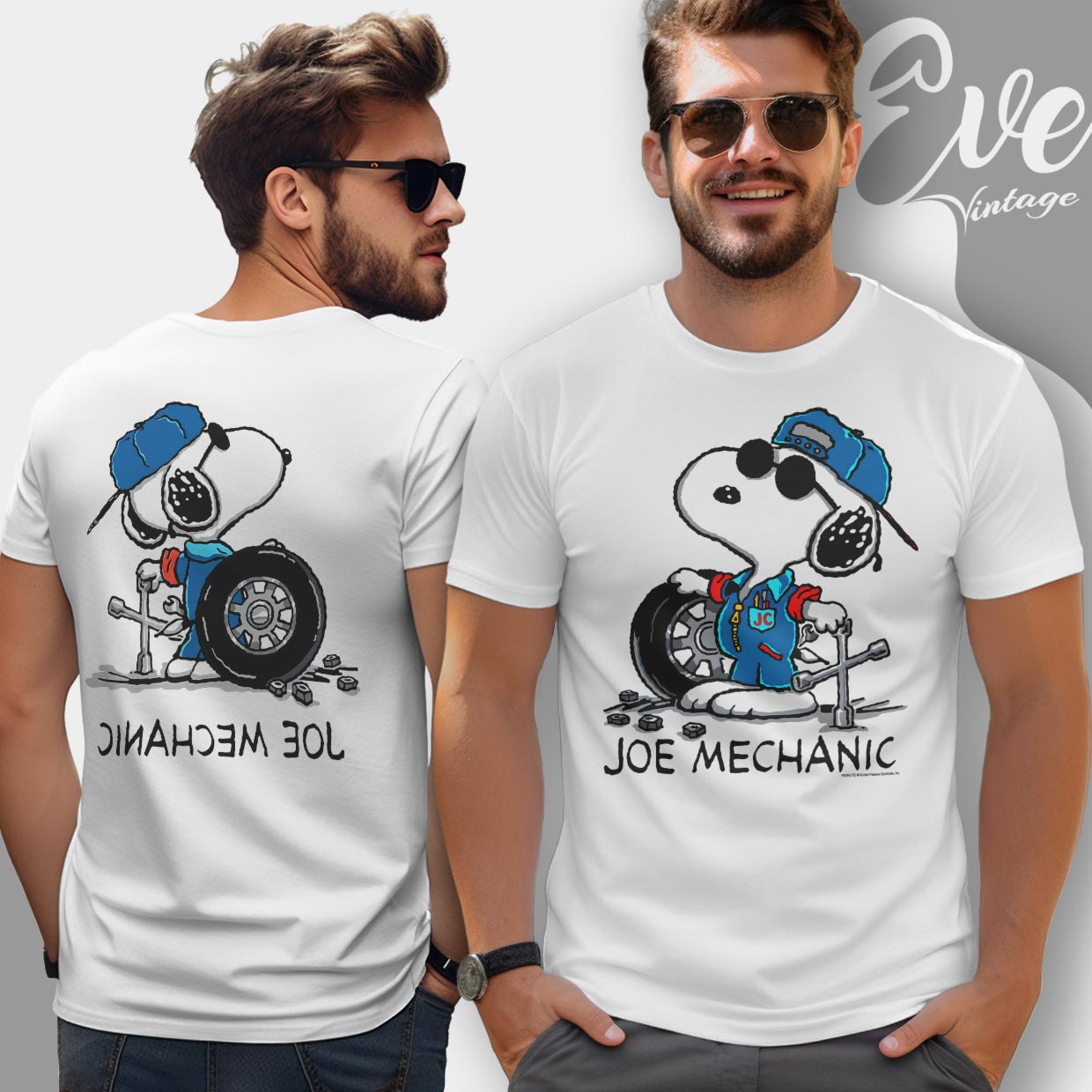 Rare Vintage Snoopy Joe Mechanic Shirt Rare Vintage Snoopy Joe Mechanic Shirt