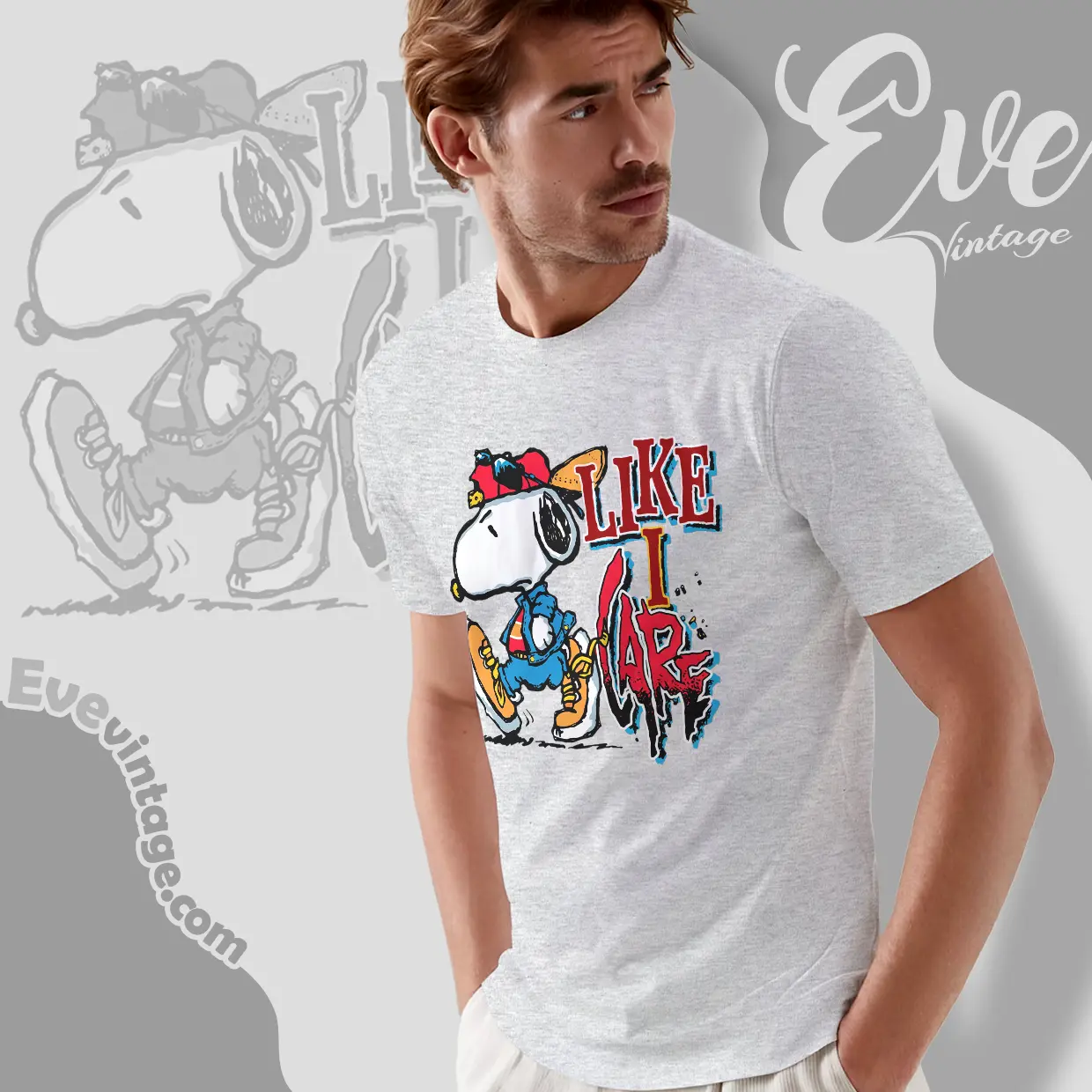 Rare Vintage Snoopy Shirt Like I Care T shirt Rare Vintage Snoopy Shirt Like I Care T shirt