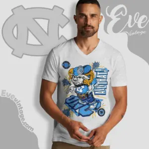 Rare Vintage Unc Tar Heels All That V Neck TShirt